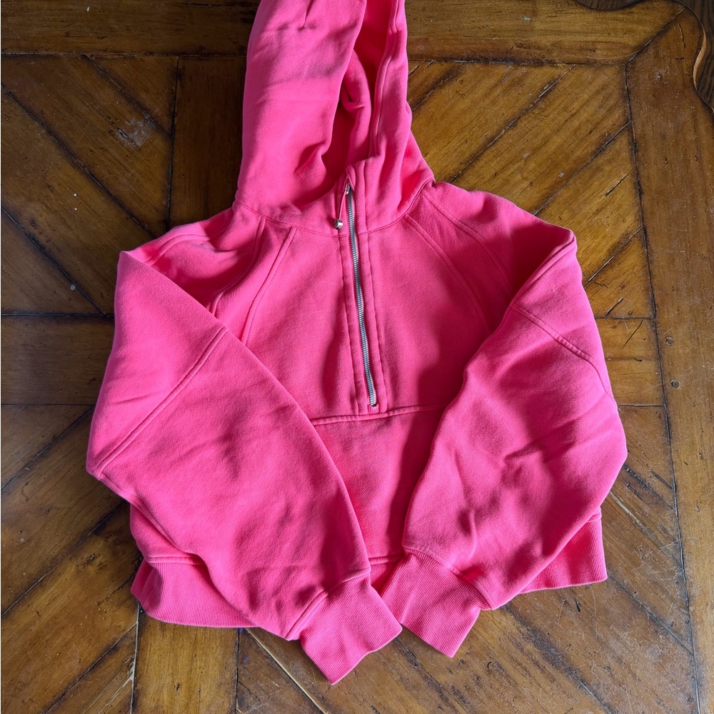 Lululemon Scuba Oversized Half Zip Hoodie Lip Gloss XS/S Athleisure